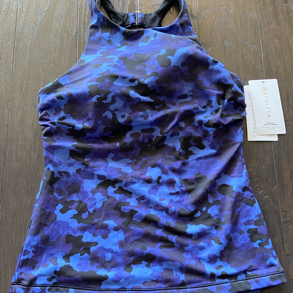 NWT Athleta Maldives Bra Cup (38D/DD) Tankini Top